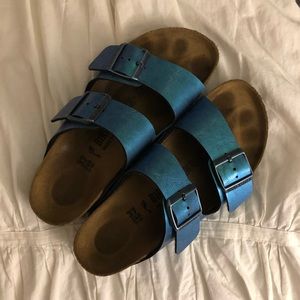 Blue Birkenstocks
